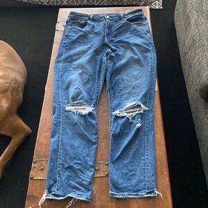 EUC | American Eagle Distressed Mom Jean
